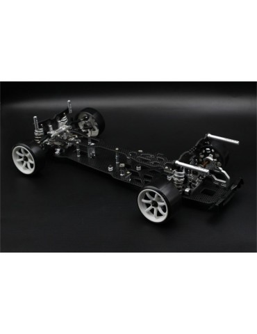BM Racing DRR01-V2 drift chassis - Set with gyro and aluminum servo