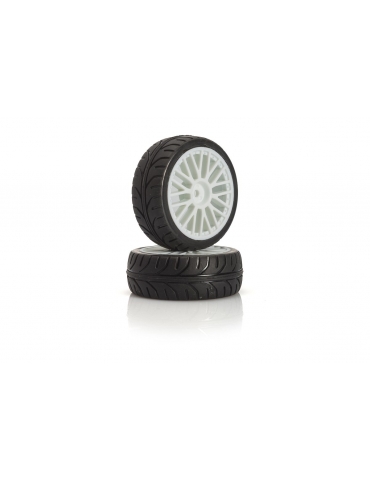 LRP 65060 VTEC TC Allround keturi suklijuoti ratai su baltais ratlankiais - CyborgShop