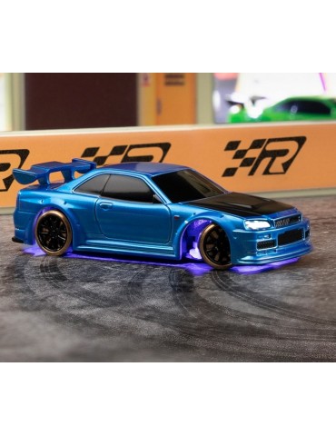 Turbo Racing 1/76 C64 DRIFT RC Car RTR (Metallic blue)