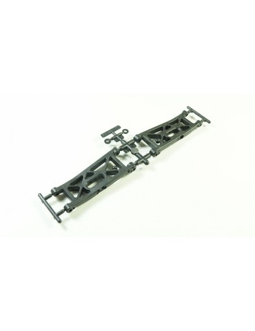 SWORKz S12-2 Front Lower Arm Set in Carbon-composite Material (Hard)