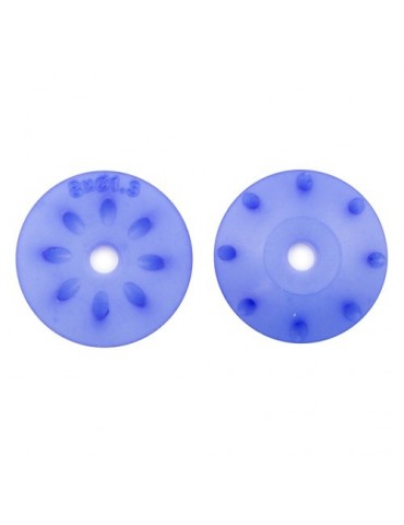16mm Conical Shock Pistons Blue (8x1.3mm Angled) (2pcs)