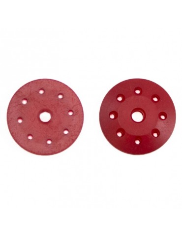 16mm Conical Shock Pistons Red (8x1.2mm) (2pcs)