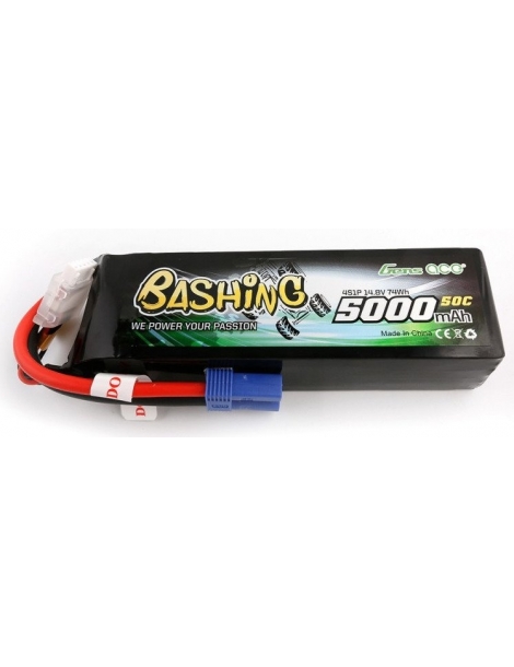 Akumuliatorius LiPo Gens Ace Bashing 5000mAh 14,8V 4S1P 50C