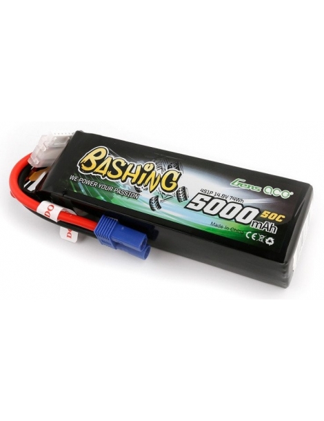 Akumuliatorius LiPo Gens Ace Bashing 5000mAh 14,8V 4S1P 50C