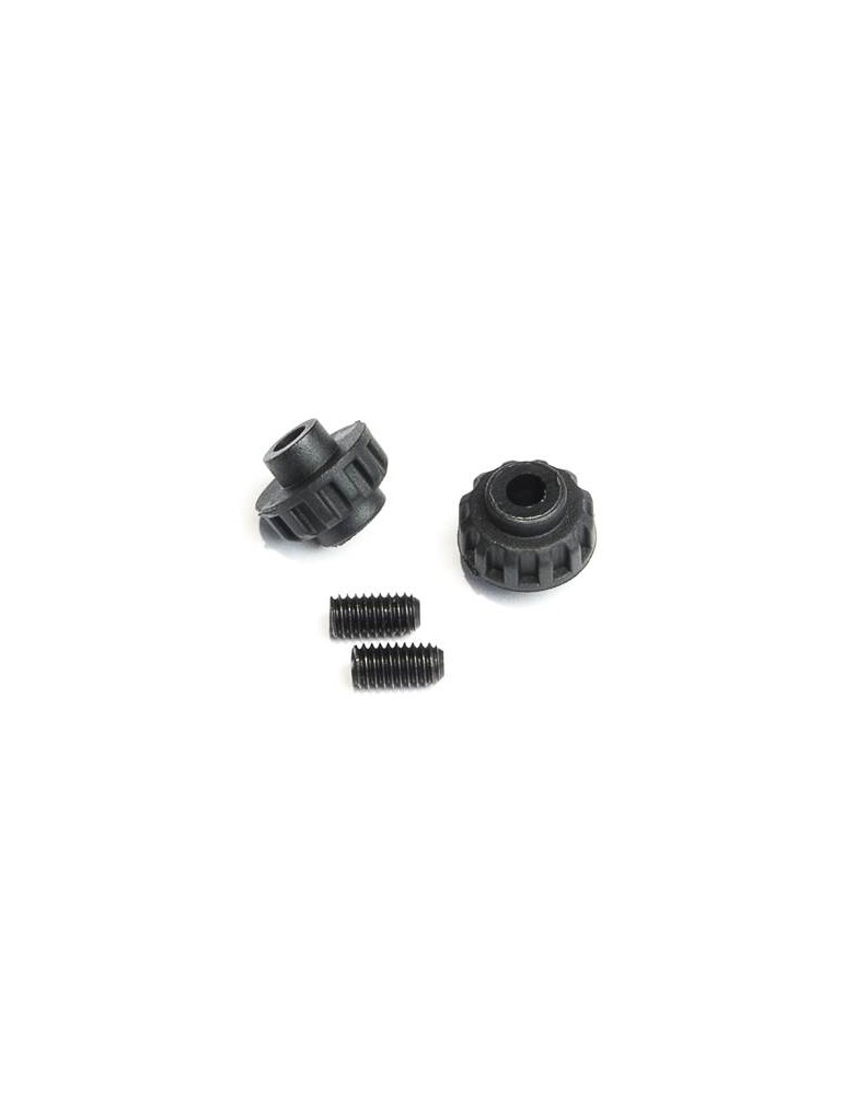 Knurled nut for battery pl