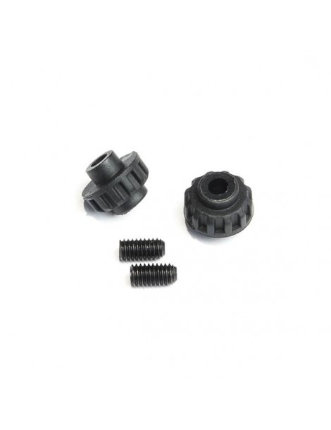 Knurled nut for battery pl