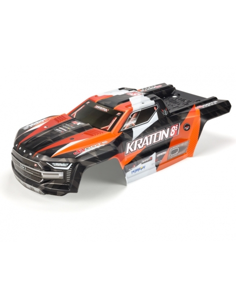 Arrma Kraton 8S Body - oranžinė