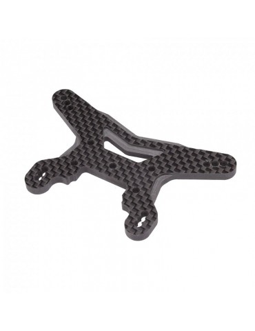B74.1 | B74 LCG Carbon Fiber Rear Shock Tower (For 27.5mm shock bodies and shafts)