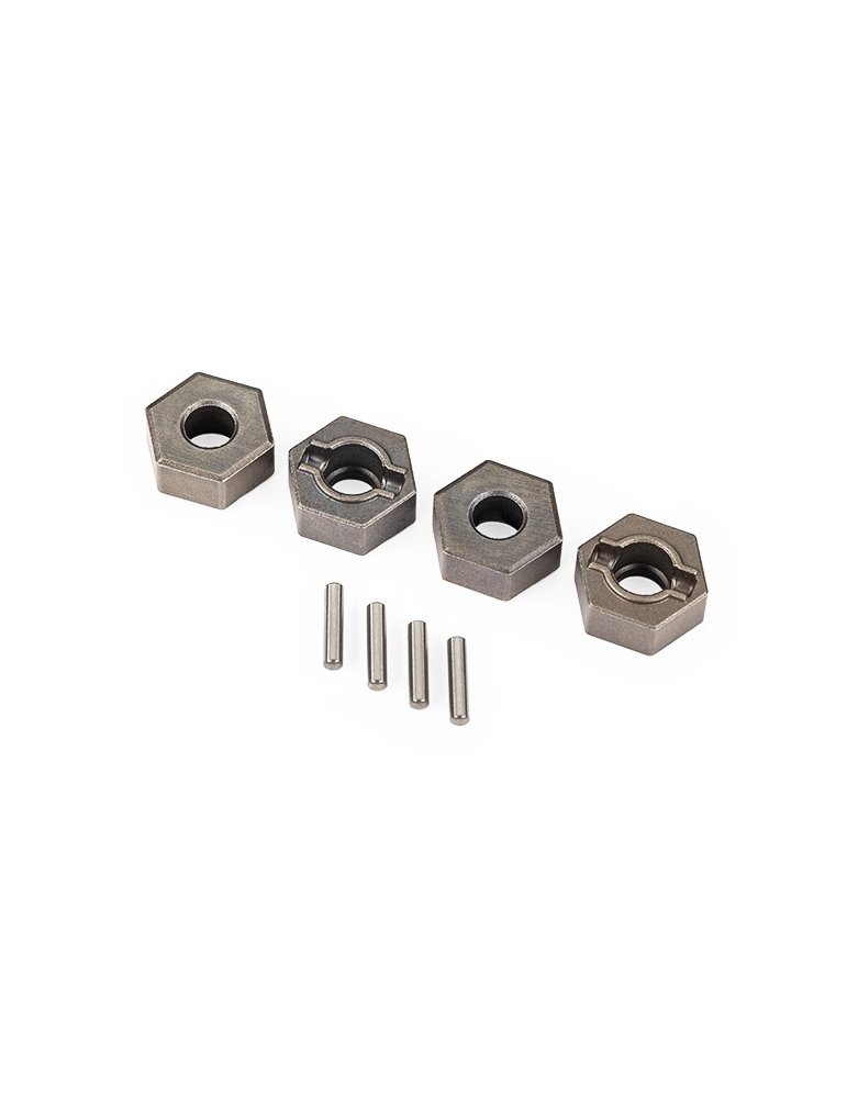 Traxxas ratų stebulės, 12 mm šešiabriaunės (plieninės), itin patvarios (4) (skirtos naudoti su 9080 ir 6 mm ašimis)