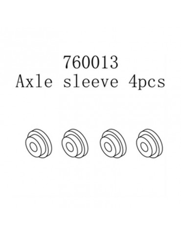 Rear Axle Sleeve, 4 Pcs.