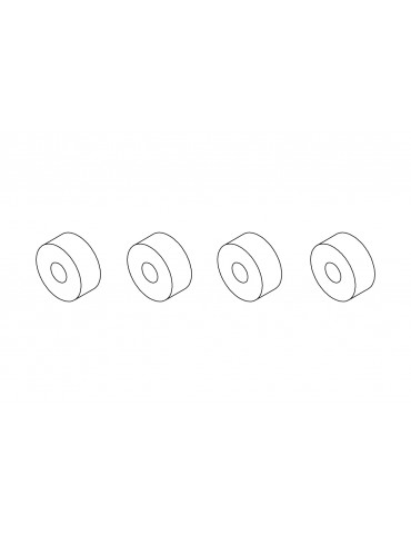 Axle sleeve (Secondary drive shaft) 4pcs