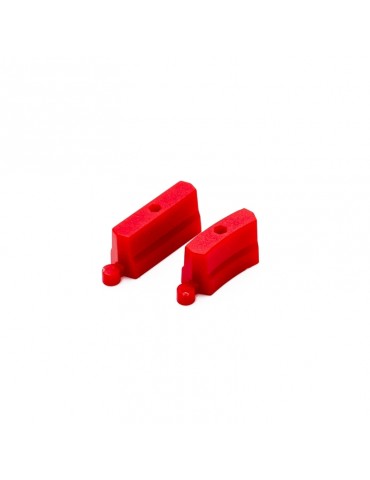 Red Plastick Cement Barrier, 50 Pcs.