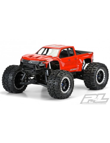 Pre-Cut 2019 Chevy Silverado Z71 Trail Boss Clear Body for X-MAXX