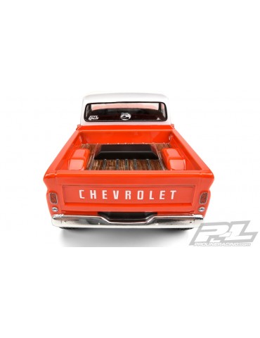 1966 Chevrolet C-10 Clear Body (Cab + Bed) for 12.3" (313mm) Wheelbase Scale Crawlers
