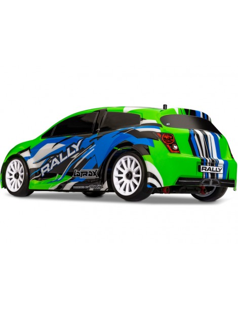 RC modelis Traxxas Rally 1:18 4WD RTR (žalia)