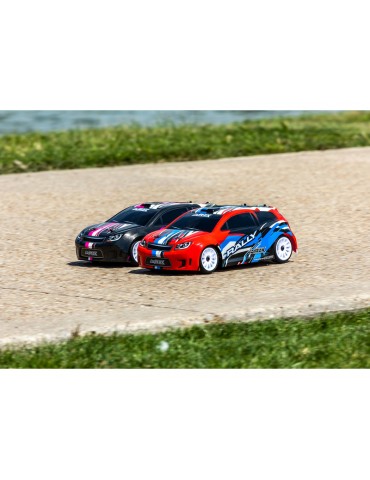RC modelis Traxxas Rally 1:18 4WD RTR (raudona)