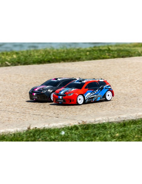RC modelis Traxxas Rally 1:18 4WD RTR (raudona)