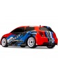 RC modelis Traxxas Rally 1:18 4WD RTR (raudona)