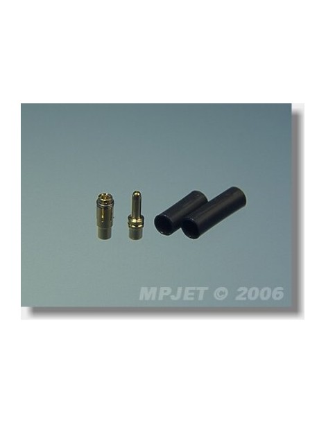 21010 Connectors MP Jet Gold 1,8- 2pairs