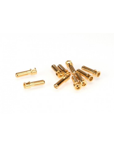 RUDDOG 5mm Gold Cooling Head Bullet Plugs (10pcs)
