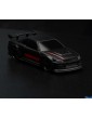 Turbo Racing 1/76 C74 On-Road RC Car RTR (Black with red stripes)