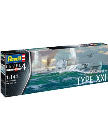 Revell German Submarine Typ XXI (1:144)