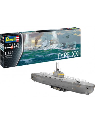 Revell German Submarine Typ XXI (1:144)