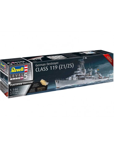 Revell German Destroyer Class 119 (Z1/Z5) (1:144)