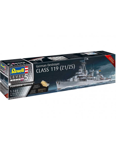 Revell German Destroyer Class 119 (Z1/Z5) (1:144)