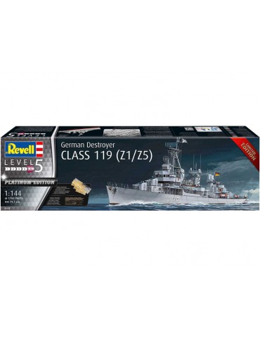 Revell German Destroyer Class 119 (Z1/Z5) (1:144)