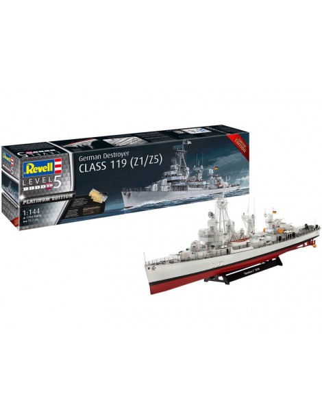 Revell German Destroyer Class 119 (Z1/Z5) (1:144)