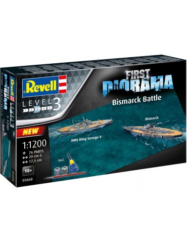 Revell The First Bismarck Battle (1:1200) (Giftset)