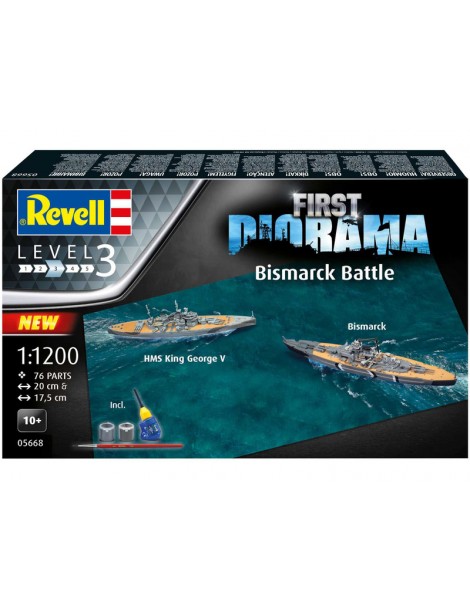 Revell The First Bismarck Battle (1:1200) (Giftset)
