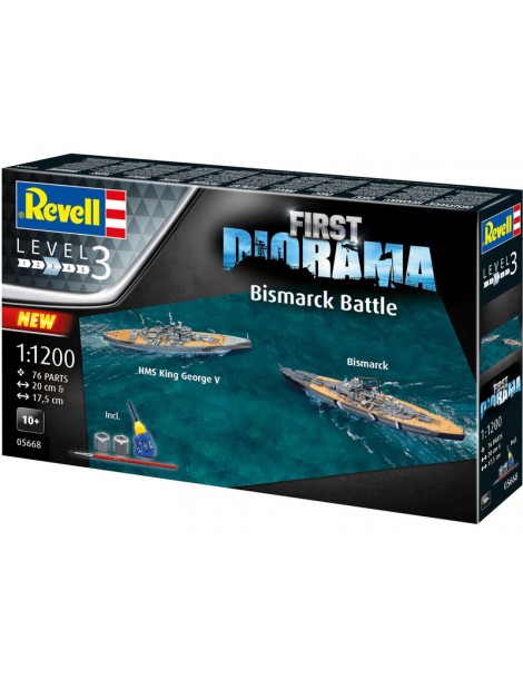 Revell The First Bismarck Battle (1:1200) (Giftset)
