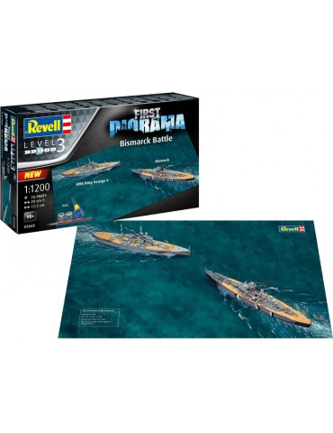 Revell The First Bismarck Battle (1:1200) (Giftset)