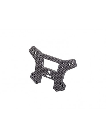 Shock tower, front, 5mm (carbon fiber) (fits Sledge)