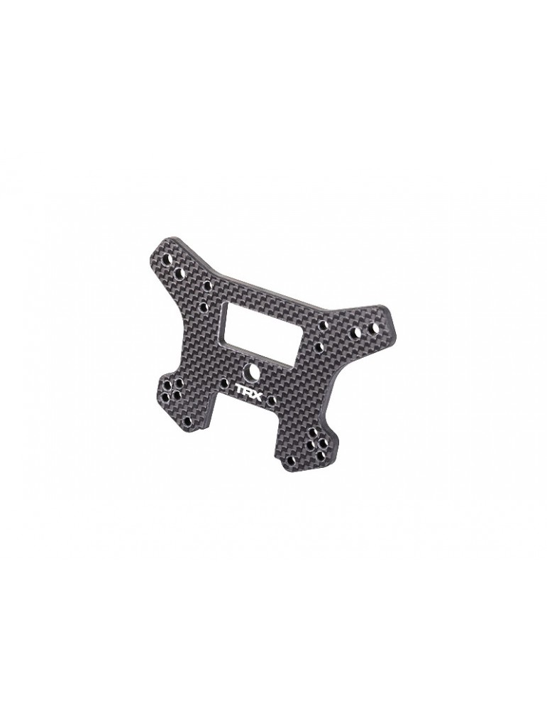 Shock tower, front, 5mm (carbon fiber) (fits Sledge)