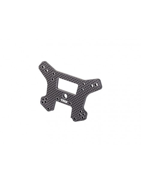Shock tower, front, 5mm (carbon fiber) (fits Sledge)