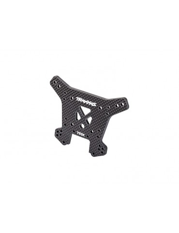 Shock tower, rear, 5mm (carbon fiber) (fits Sledge)