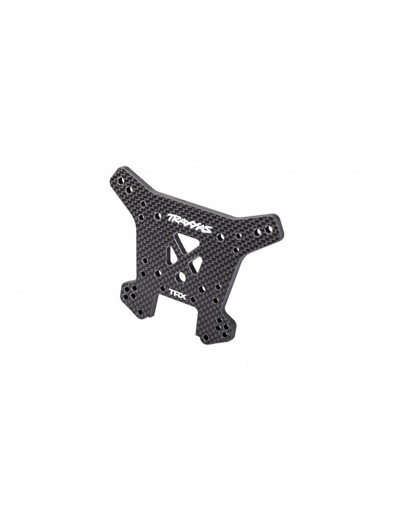 Shock tower, rear, 5mm (carbon fiber) (fits Sledge)