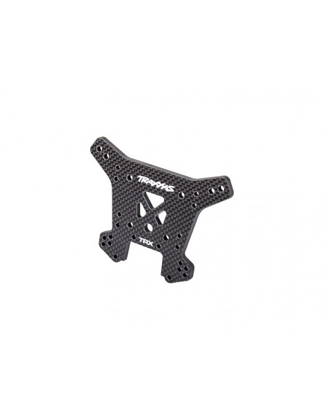 Shock tower, rear, 5mm (carbon fiber) (fits Sledge)