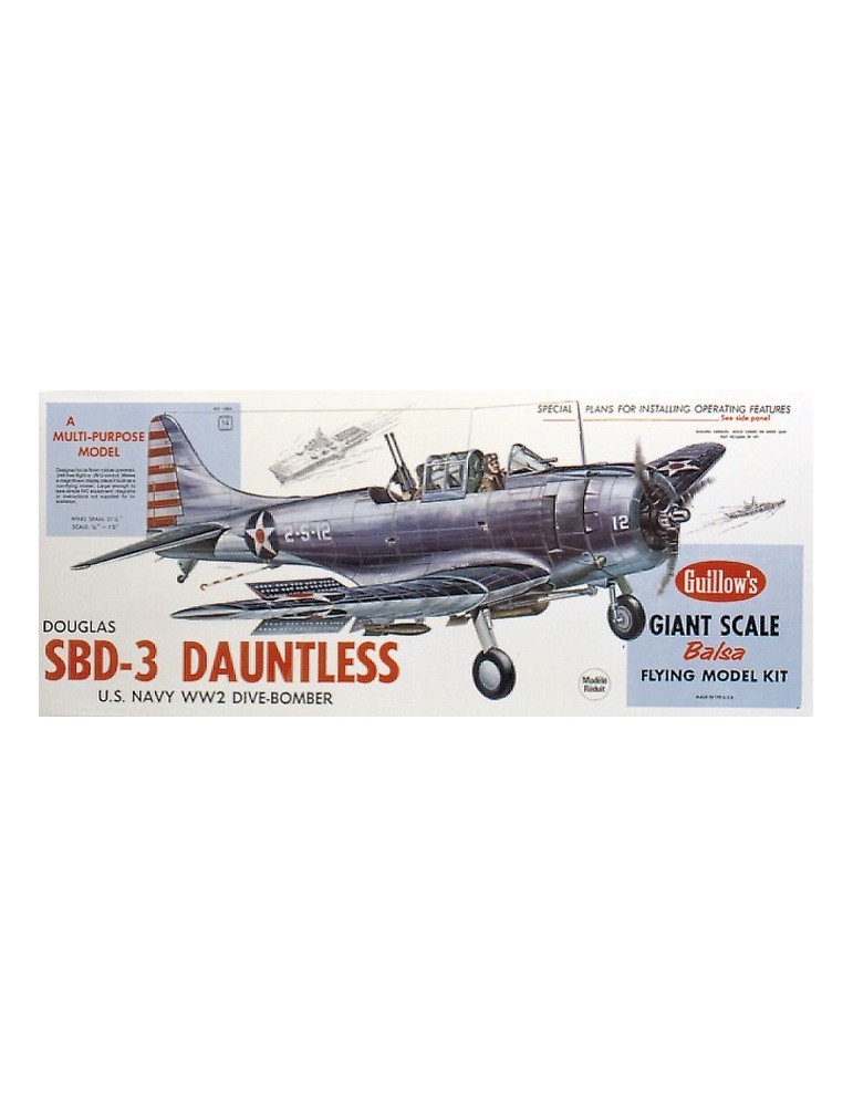 Dauntless 3/4" scale plane kits