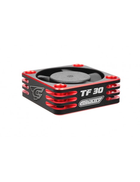Ultra High Speed Cooling Fan TF-30 w/BEC connector - 30mm - Color Black - Red