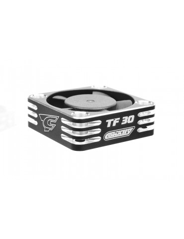 Ultra High Speed Cooling Fan TF-30 w/BEC connector - 30mm - Color Black - Silver