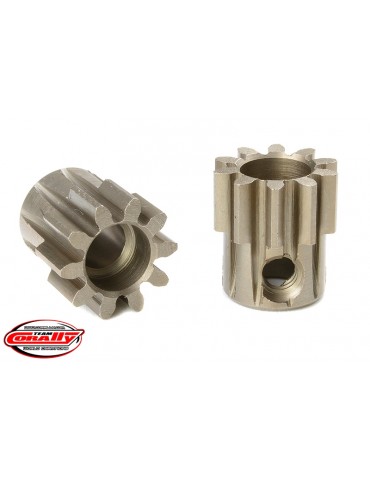 M1.0 Pinion - Short - Hardened Steel - 10 Teeth - Shaft Dia. 5,0mm