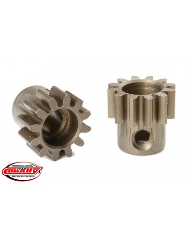 M1.0 Pinion - Short - Hardened Steel - 12 Teeth - Shaft Dia. 5,0mm