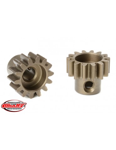 M1.0 Pinion - Short - Hardened Steel - 14 Teeth - Shaft Dia. 5,0mm