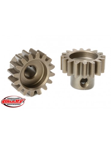 M1.0 Pinion - Short - Hardened Steel - 16 Teeth - Shaft Dia. 5,0mm