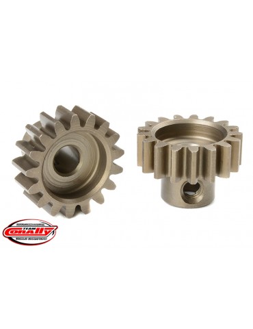M1.0 Pinion - Short - Hardened Steel - 17 Teeth - Shaft Dia. 5,0mm