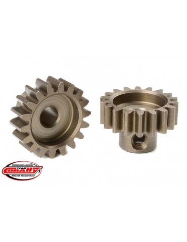 M1.0 Pinion - Short - Hardened Steel - 18 Teeth - Shaft Dia. 5,0mm